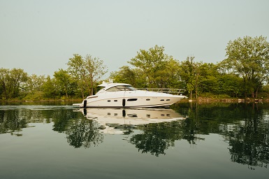 Cheers on a boat rental